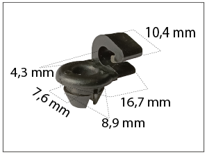 Clip Interior Lock Large Fiat Tofaş Slx